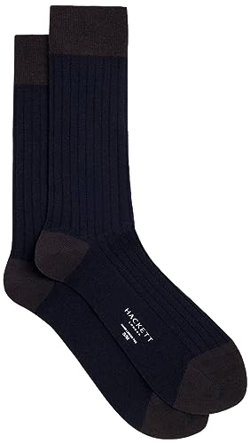 Hackett London Herren Merinosocken Socken, Blau (Königsblau), L von Hackett London