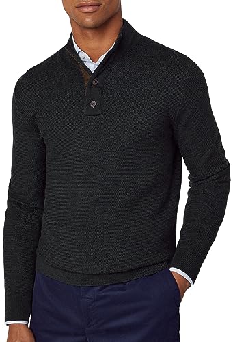 Hackett London Herren Mikrowebstich Pullover, Grün (Deep Forest), Large von Hackett London