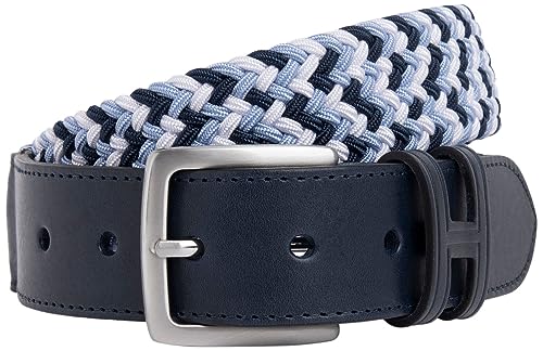 Hackett London Herren Multi para Belt Gürtel, Blue (Navy), M von Hackett London