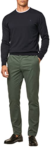 HACKETT LONDON Herren Perfect Tencel Chino Hose, Dark Green, 28W/30L von Hackett London