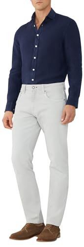Hackett London Herren Pigment DYE Denim Jeans, Grey (Grey), 31W/32L von Hackett London