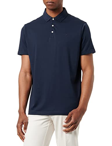 Hackett London Herren Pima Cotton Polo Polohemd, Blue (Navy), L von Hackett London