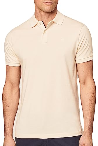 HACKETT LONDON Herren Pima Cotton Polo Polohemd, leinen, S von Hackett London