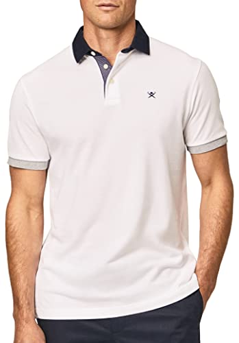 Hackett Woven Collar Short Sleeve Polo S von Hackett London