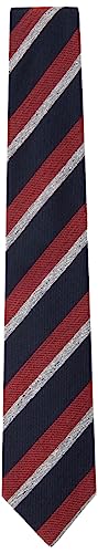 Hackett London Herren Regimentalstreifen Bindebänder, Blau (Marineblau/Rot), Einheitsgröße von Hackett London