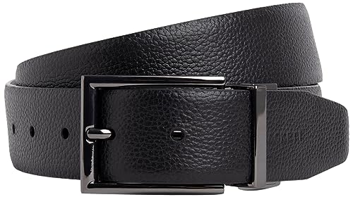 Hackett London Herren Reversible Belt, Black (Black/Brown), 32 von Hackett London