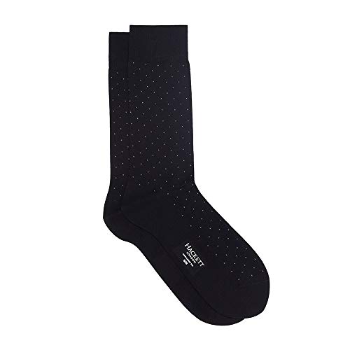 Hackett London Herren Socken Classic Polka DOT, Mehrfarbig (Blk/White 9ed), 39/42 (Herstellergröße: S/M) von Hackett London