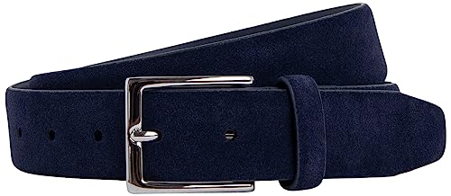 Hackett London Herren Suede Feather Edge Belt, Navy, 28 von Hackett London