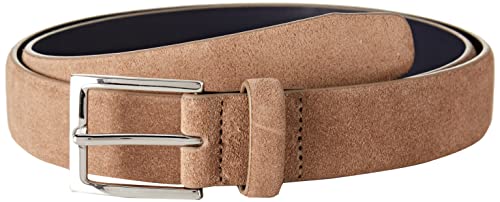 Hackett London Herren Suede Feather Edge Belt, TAN, 26 von Hackett London