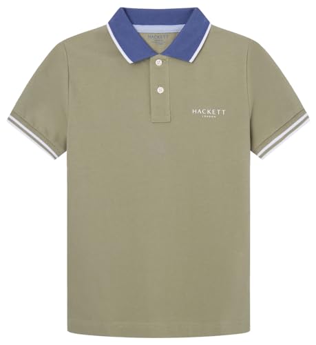 Hackett London Herren Summer Vibes Polo, Green (Seagrass Green), 7 Years von Hackett London