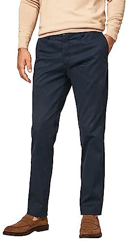 HACKETT LONDON Herren Texture Chino Hose, Navy Blazer, 29W/32L von Hackett London