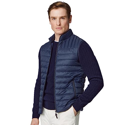 HACKETT LONDON Herren Ultra Lw Gilet Weste, blau (Marineblau), 3XL von Hackett London