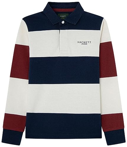 Hackett London Jungen 1983 STR SLVS Polohemd, blau (Marineblau), 7 Jahre von Hackett London