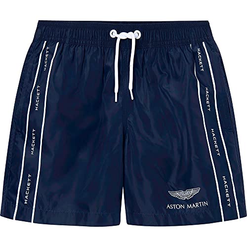 HACKETT LONDON Jungen Amr Branded Badehose, Navy, 11 Years von Hackett London