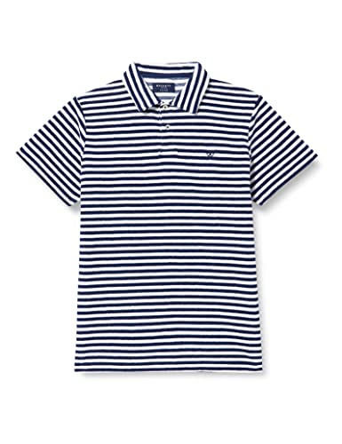 HACKETT LONDON Jungen Blazer Towel Polo T-Shirt, blau/weiß, 11 Years von Hackett London