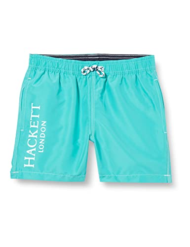 HACKETT LONDON Jungen Branded SOLID Shorts, Blue (Bright Aqua), 11 Years von Hackett London