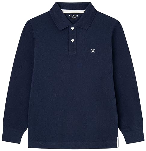 Hackett London Jungen Essential Logo Polo Polohemd, blau (Marineblau), 15 Jahre von Hackett London