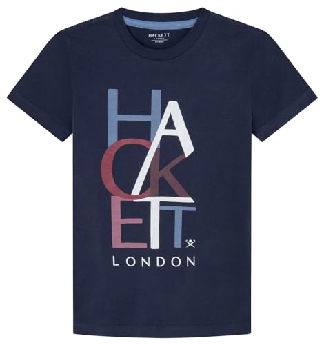 Hackett London Jungen Hackett Col Block T-Shirt, blau (Marineblau), 13 Jahre von Hackett London