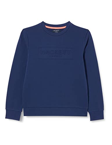 HACKETT LONDON Jungen Hackett Emboss Crew T-Shirt, Navy, 15 Years von Hackett London