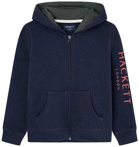 Hackett London Jungen Hackett Fz Hoody Kapuzenpullover, blau (Marineblau), 13 Jahre von Hackett London