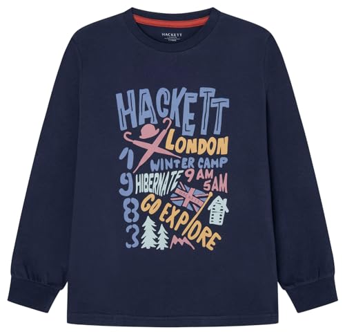 Hackett London Jungen Hackett Graphic T-Shirt, blau (Marineblau), 3 Jahre von Hackett London