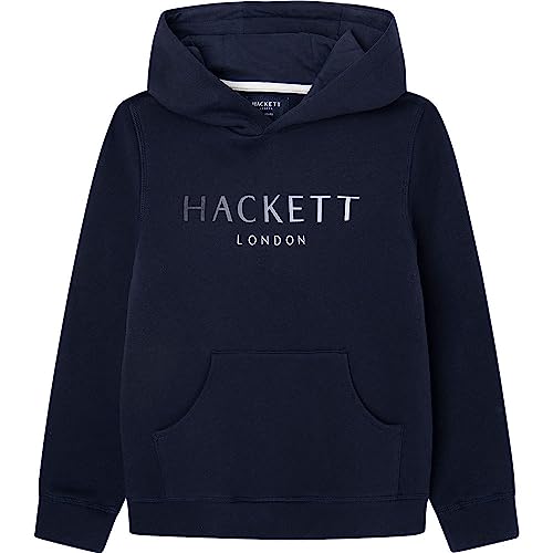 Hackett London Jungen Hackett Hoody Kapuzenpullover, blau (Marineblau), 9 Jahre von Hackett London