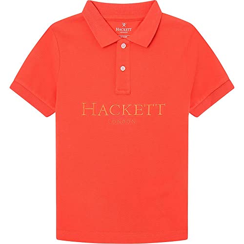 HACKETT LONDON Jungen Hackett LDN Polo T-Shirt, Orange (Coral Pink), 5 Years von Hackett London