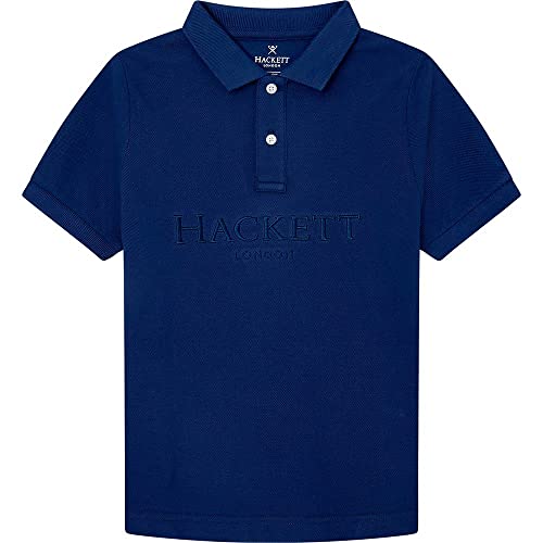 HACKETT LONDON Jungen Hackett LDN Polo T-Shirt, Blue (Navy), 7 Years von Hackett London