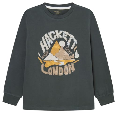 Hackett London Jungen Hackett Mountain T-Shirt, Grün (dunkelgrün), 15 Jahre von Hackett London