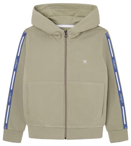 Hackett London Jungen Hackett Tape Fz Hdy Sweatshirt, Grün (Seagrass Green), 5 Jahre von Hackett London