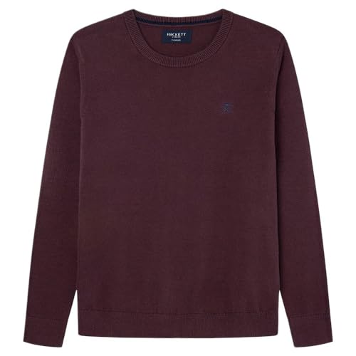 Hackett London Jungen Logo Crew Pullover, Rot (Kastanienbraun), 3 Jahre von Hackett London