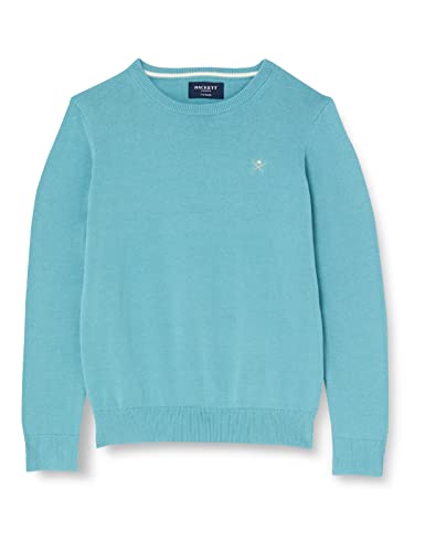 HACKETT LONDON Jungen Logo Knit Crew Pullover, Adriatic BLU, 3 Years von Hackett London