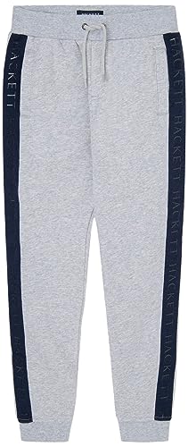 Hackett London Jungen Logo Tape Jogger, Grau (Grey Marl), 7 Jahre von Hackett London