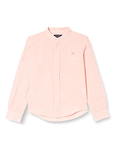 Hackett London Jungen SLUB Texture Hemd, Coral, 3 Years von Hackett London