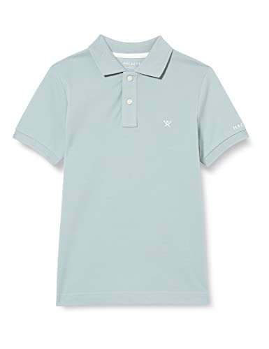 Hackett London Jungen Small Logo Polo Polohemd, Duck Egg, 7 Jahre von Hackett London