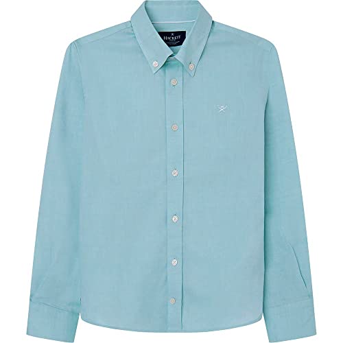 HACKETT LONDON Jungen Washed Oxford Hemd, Green, 5 Years von Hackett London