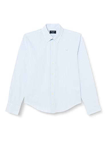 Hackett London Jungen Washed Oxford STR Hemd, White/Blue, 2 Years von Hackett London