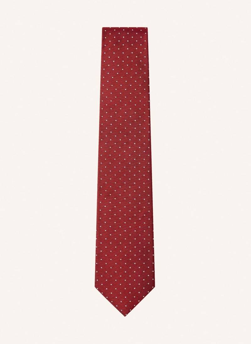 Hackett London Krawatte Mayfair Dot rot von Hackett London