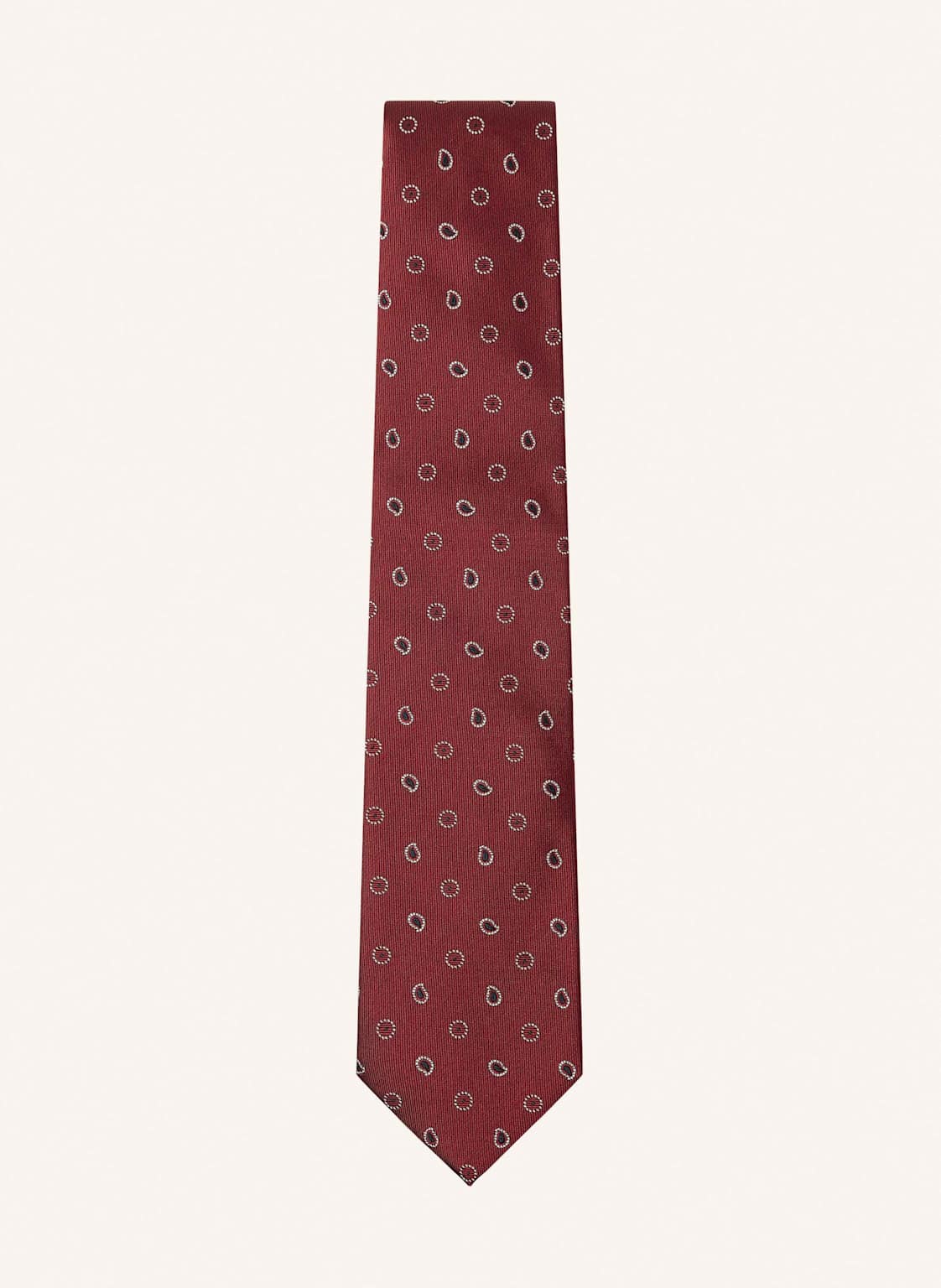 Hackett London Krawatte Medal Paisley rot Hackett London Krawatte Medal Paisley rot von Hackett London