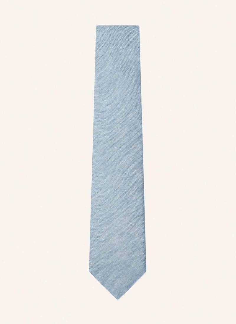 Hackett London Krawatte Melange Herrb T blau von Hackett London