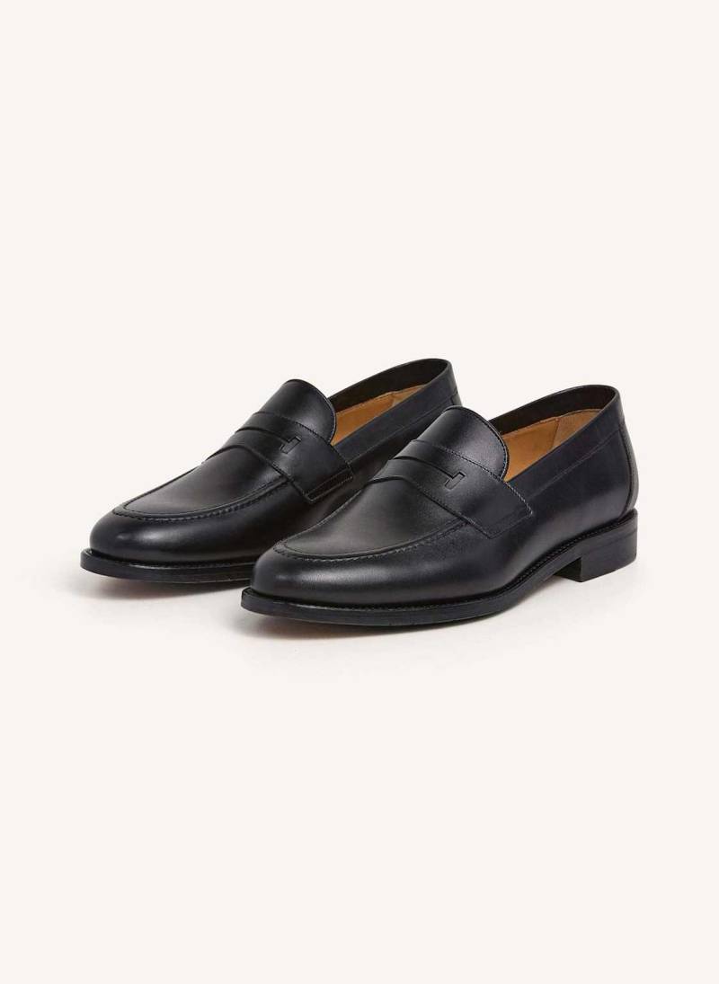 Hackett London Loafer Walter Plain schwarz von Hackett London