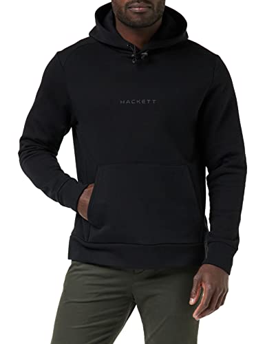 HACKETT LONDON Men's Hs Hackett HDY Hooded Sweatshirt, Black, XS von Hackett London