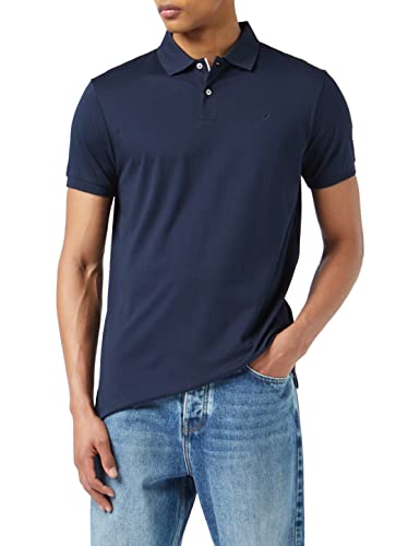 Hackett London Mens Pima Cotton Polo Polohemd, 595navy, XXL von Hackett London