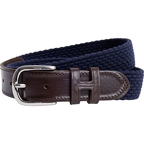 HACKETT LONDON Herren Parachute Belt Gürtel, Blue (Navy), S von Hackett London