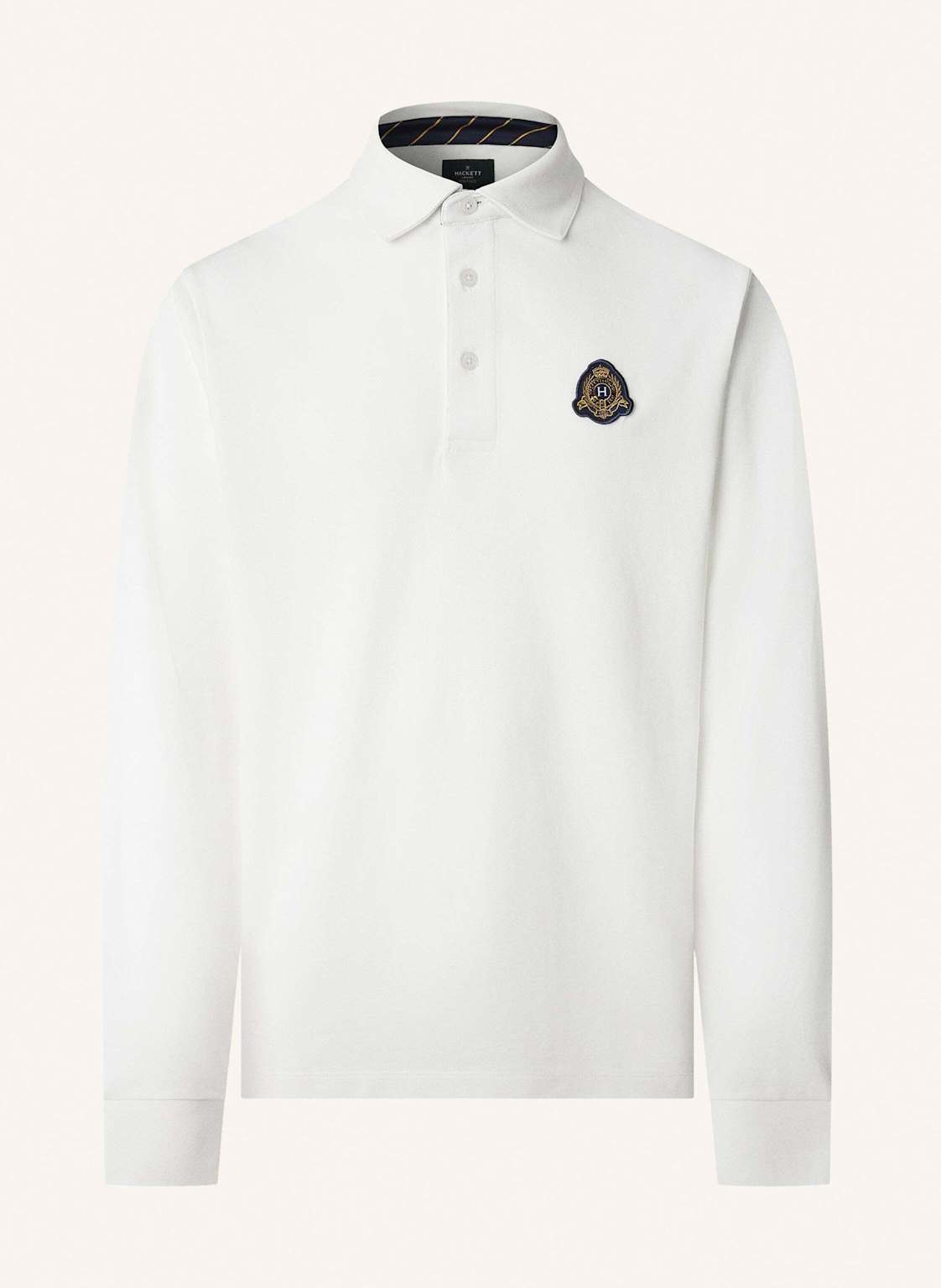 Hackett London Poloshirt Heritage Crest Lgo Ls weiss Hackett London Poloshirt Heritage Crest Lgo Ls weiss von Hackett London