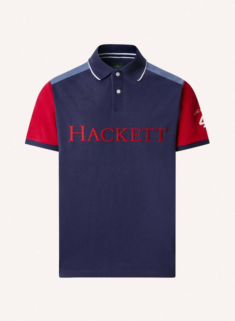 Hackett London Poloshirt Heritage Nbr Hkt Mlt blau von Hackett London