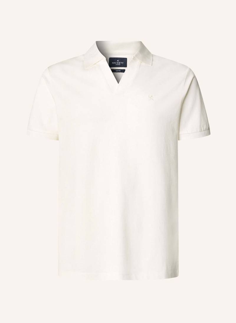 Hackett London Poloshirt Johnny Cllr Jsy Polo weiss von Hackett London