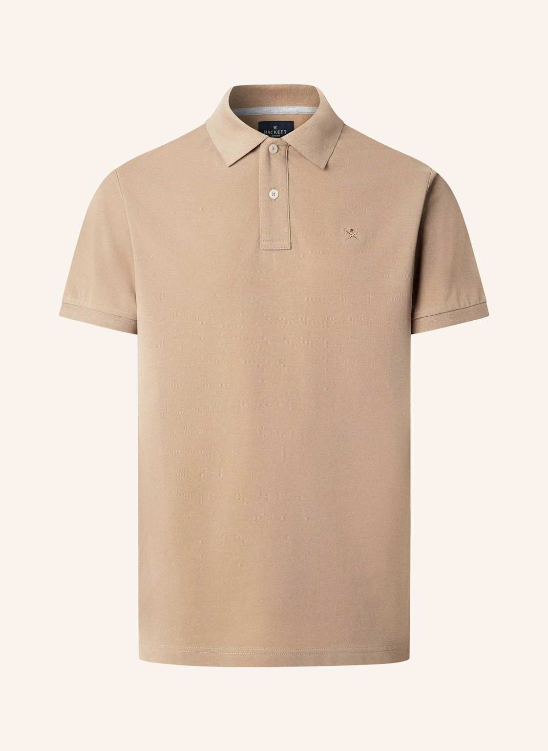 Hackett London Poloshirt Slim Fit Logo beige von Hackett London