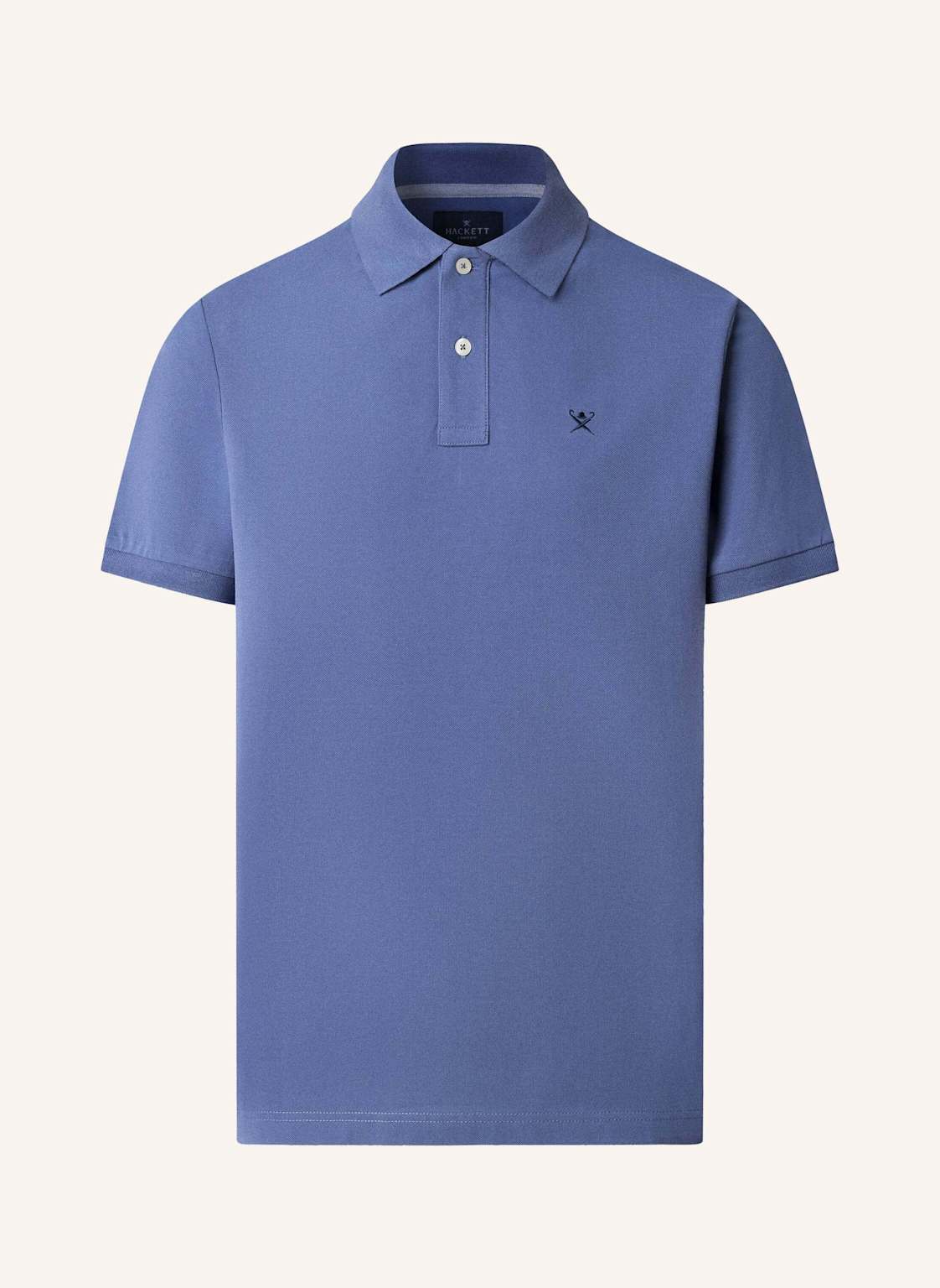 Hackett London Poloshirt Slim Fit Logo blau von Hackett London