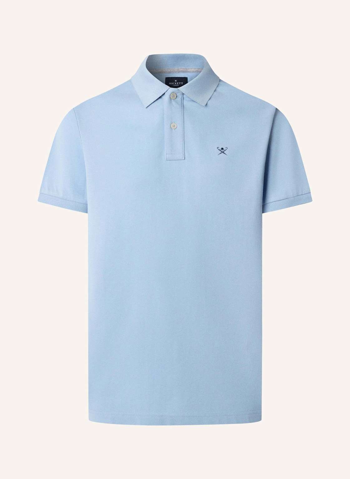 Hackett London Poloshirt Slim Fit Logo blau von Hackett London